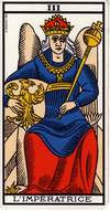 03-imperatrice les nombres et le tarot