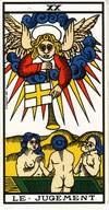 La couleur du Tarot - Comprendre les 7 principales couleurs 4 jugement du tarot