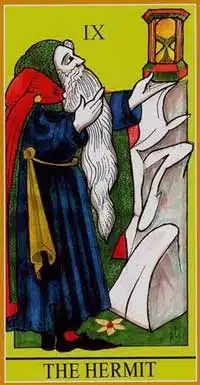 Les nombres du Tarot (les nombres de 1 à 10) 17 hermit