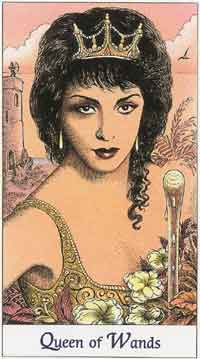 tarot-reine-de-batons reine de baton