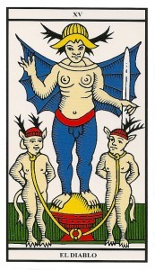 Le Tarot, mode d'emploi de l'éveil de l'humanité 1 15 EL DIABLO