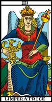 imperatrice-camoin Impératrice tarot de Marseille