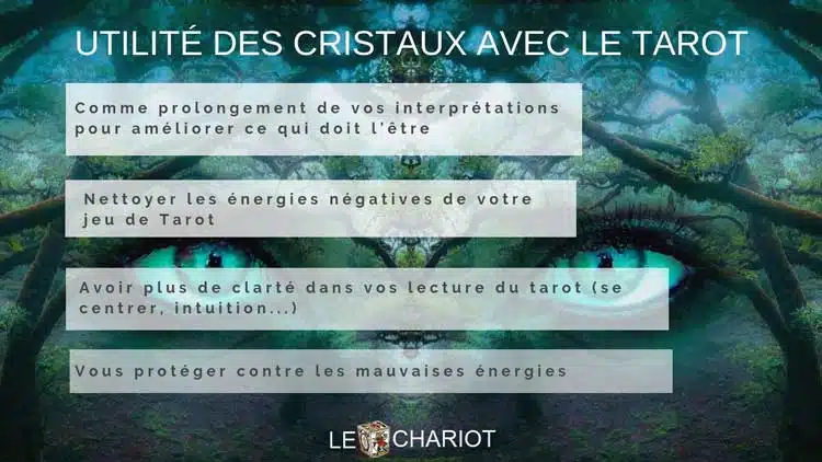 Pourquoi vous devez utiliser les cristaux avec le Tarot 1 utiliser les cristaux