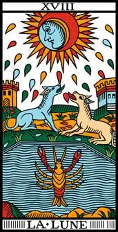 La couleur du Tarot - Comprendre les 7 principales couleurs 2 lune
