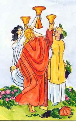 4 façons d'utiliser le tarot pour réaliser vos intentions les plus élevées 4 3 de coupes waite