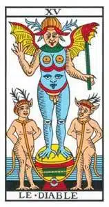 Les secrets du Tarot – Les origines de l’humanité 4 le diable-XV