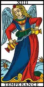 Tempérance du Tarot – Interprétation des cartes du Tarot de Marseille 2 tarot de marseille camoin
