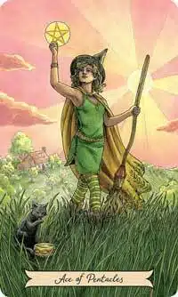 ace pentacle everyday tarot