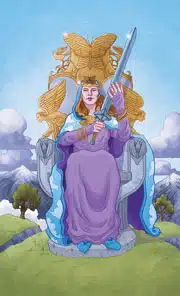 Signification de la Reine d’Épées dans le Tarot 2 Llewellyn's Classic Tarot