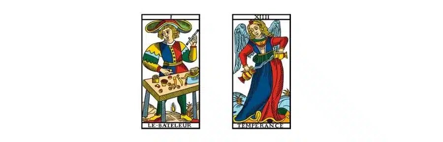 Méthode pour lire les combinaisons de paires du Tarot 2 combinaisons de paires du Tarot