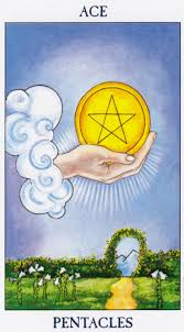 Waite-as-pentacles as de deniers Rider Waite