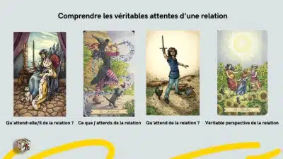 Comprendre les attentes de la relation avec le Tarot 1 attente de la relation