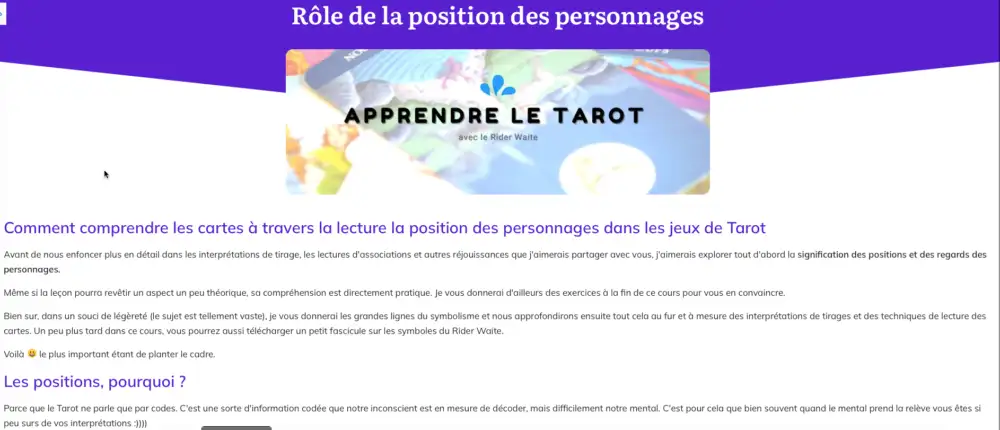 rw-laformation formation tous les tarots